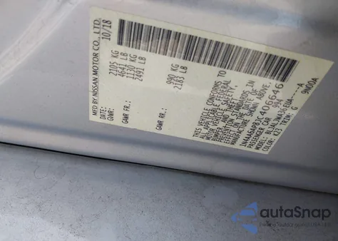 2018 Nissan Maxima 3.5 Sv from USA, damaged, VIN 1N4AA6AP8JC406646